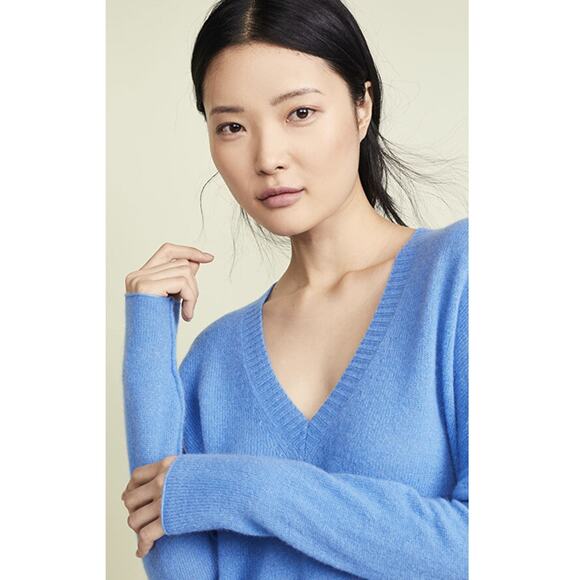 360 Cashmere SWEATER Rocky Barnes Rylee Sweater Blue Size S A001919 - Picture 2 of 10